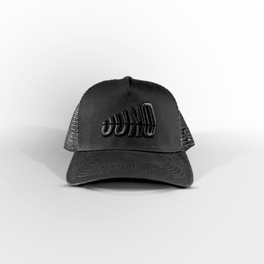 UUNO Logo Hat - Black and Black