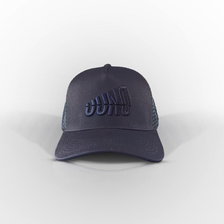 UUNO Logo Hat - Navy and Navy